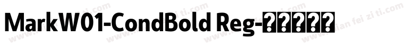 MarkW01-CondBold Reg字体转换